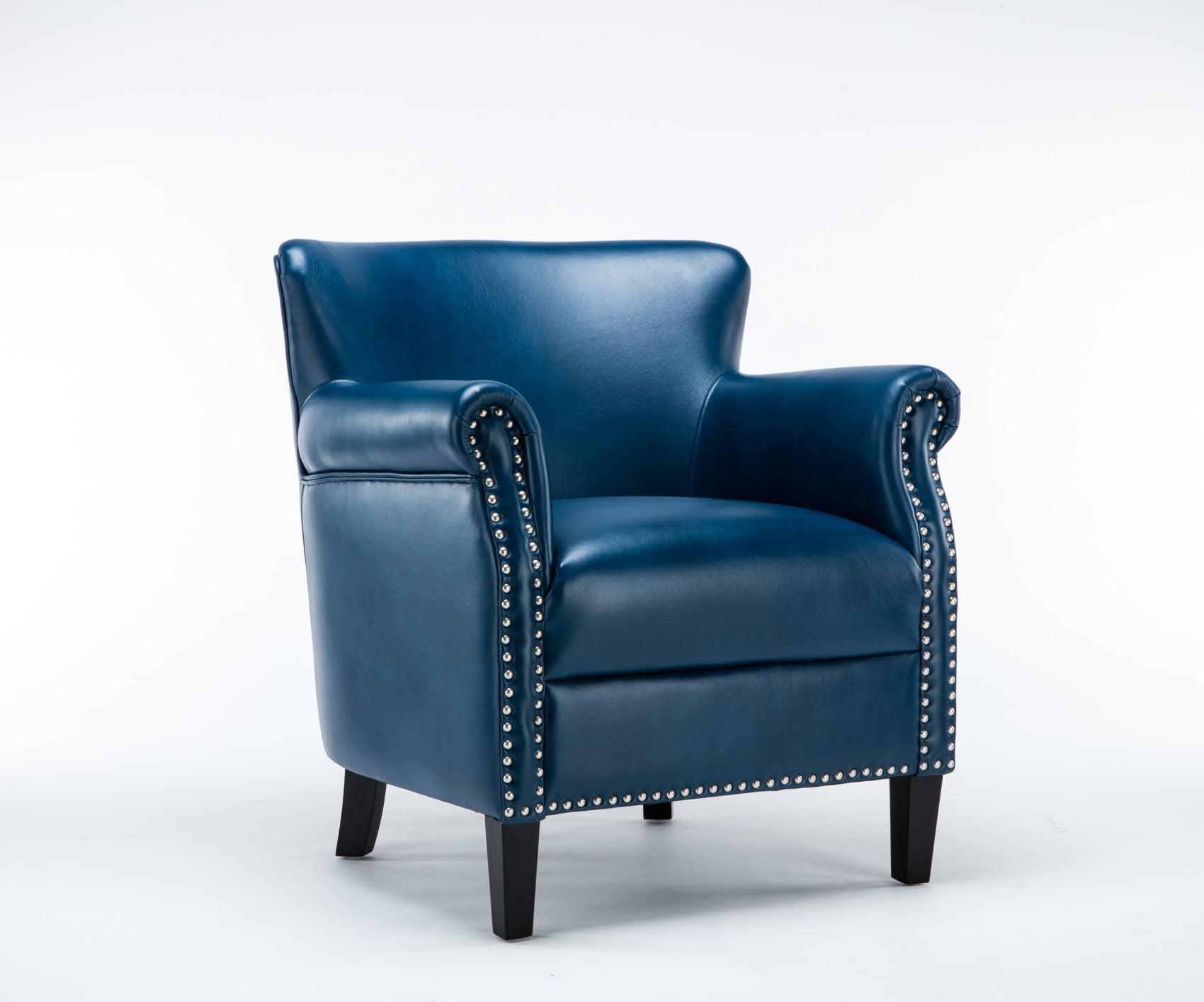 Holly Navy Blue Club Chair - Comfort Pointe