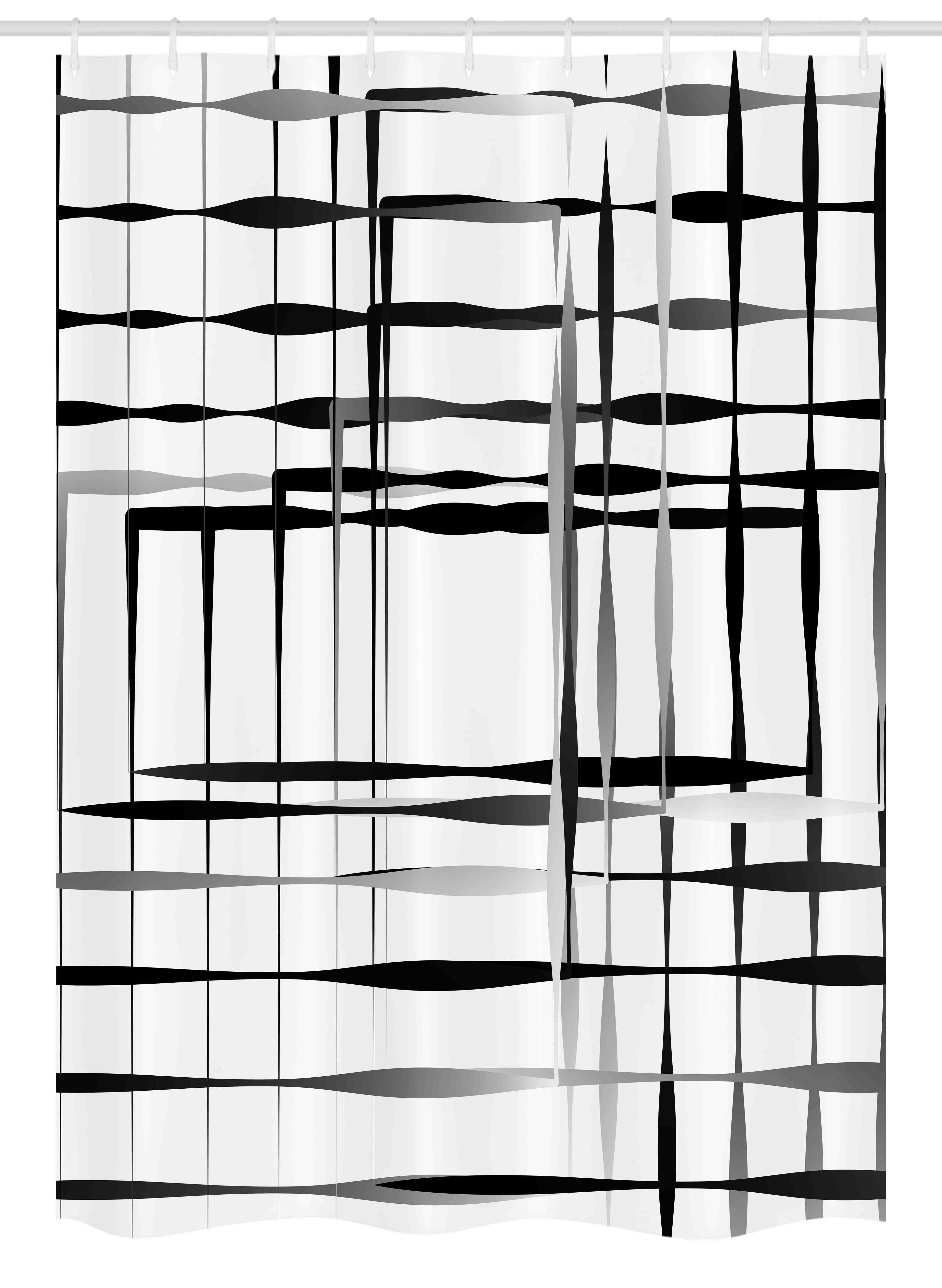 Shower Curtain with Hooks Included