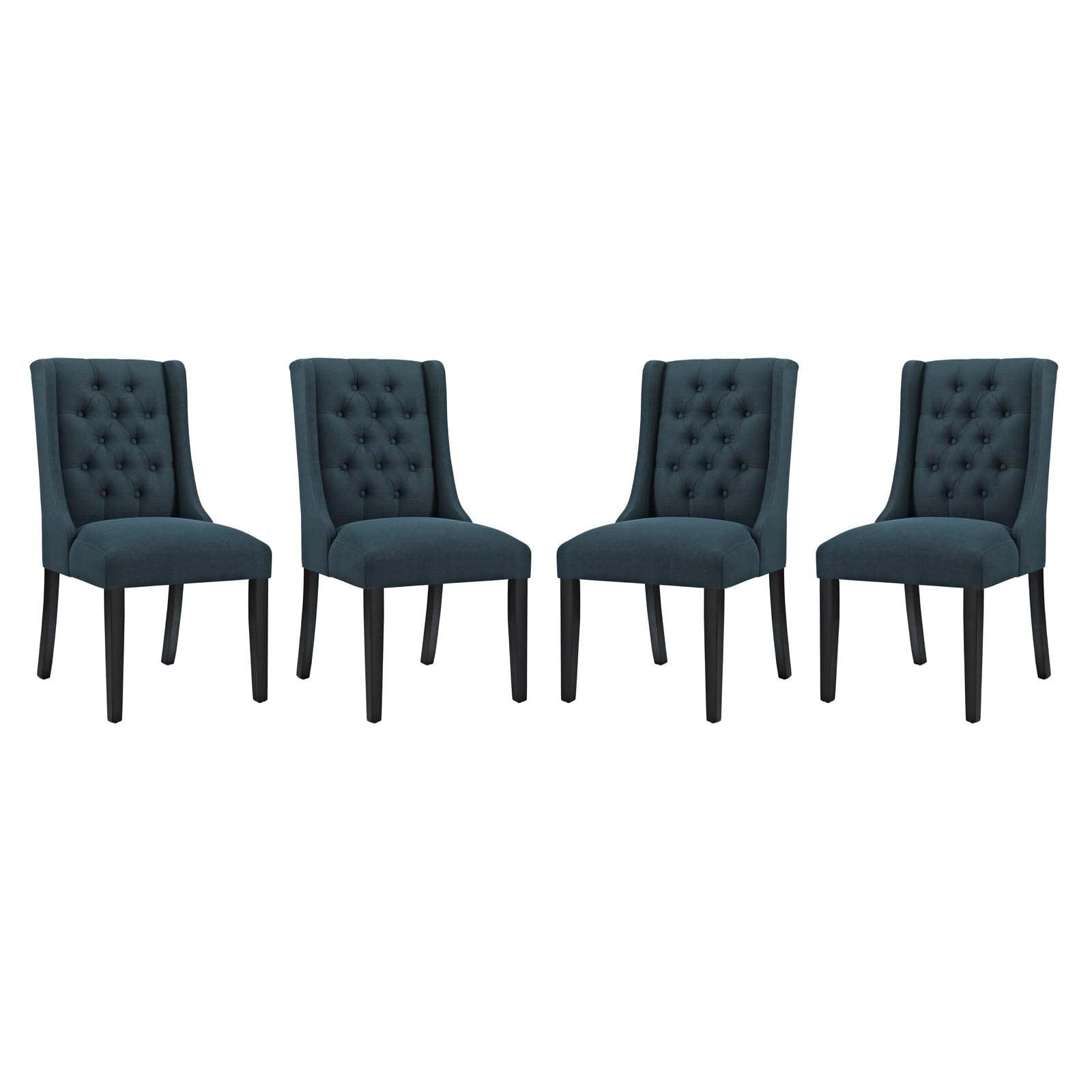 Modway Baronet Dining Chair Fabric Set of 4 by Modway