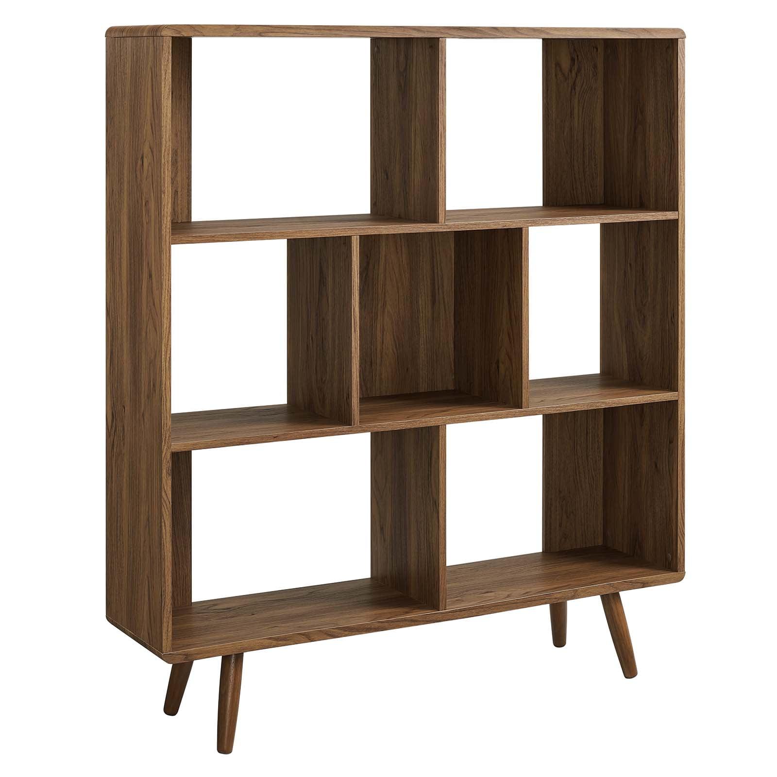 52" Realm Bookshelf Walnut - Modway