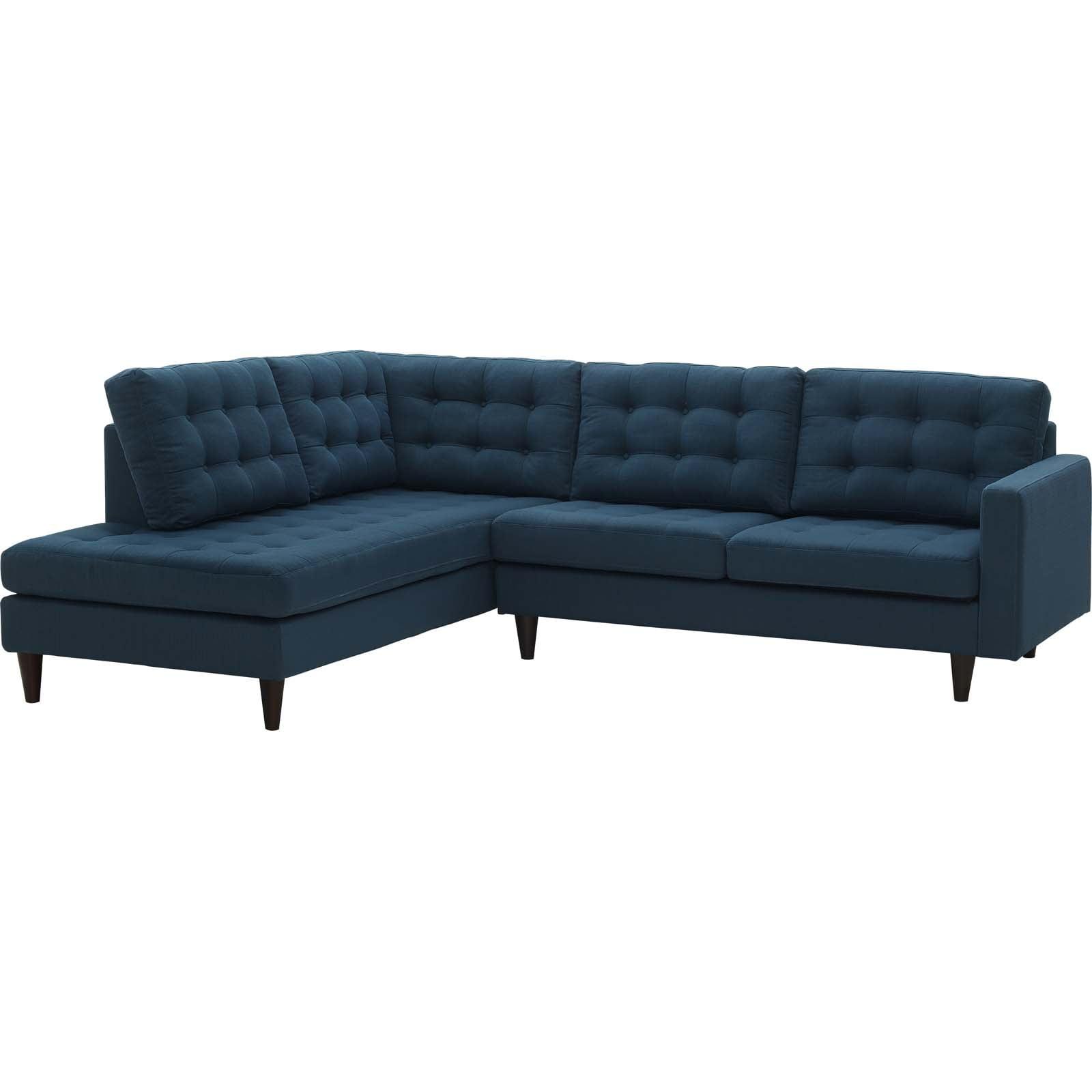 Modway Empress 2 Piece Upholstered Fabric Sectional