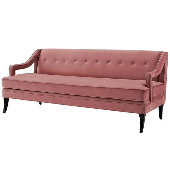 Modway Copper Grove Donji Button-tufted Upholstered Velvet Sofa