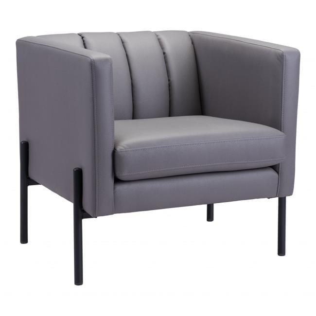 Faux Leather Armchair