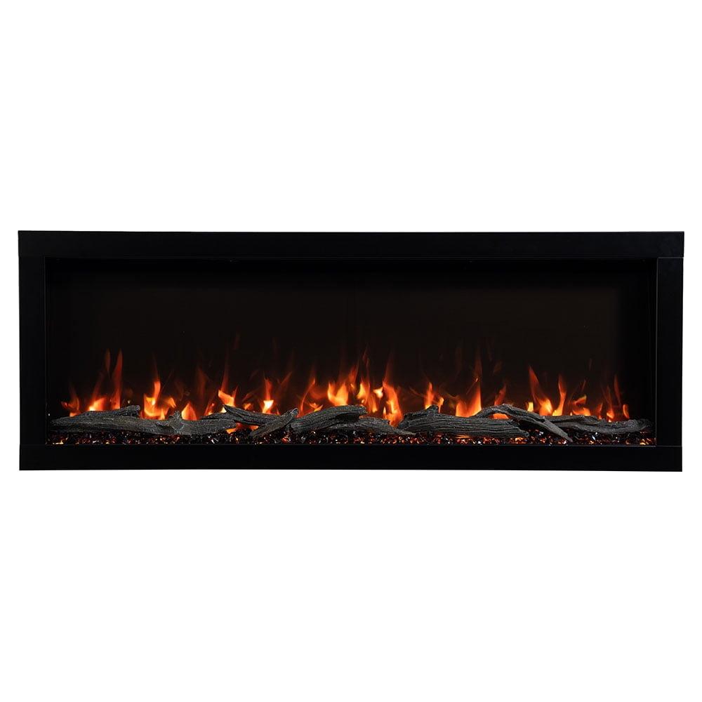 Modern Ember Highmark Linear Electric Fireplace with Alexa and Google Assistant Smart Features