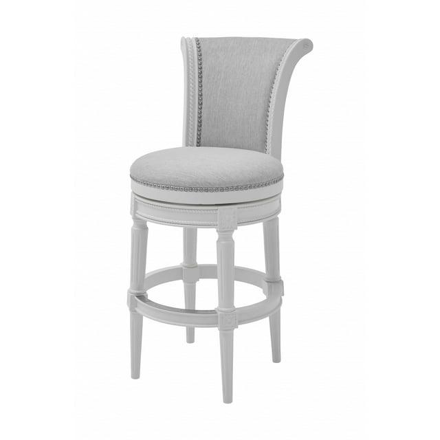 Modern Farmhouse White Swivel Bar Stool