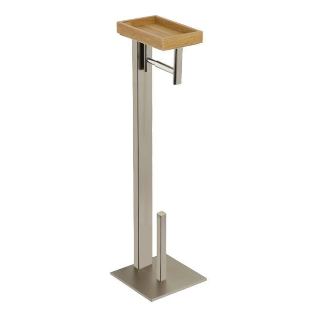 Kingston Brass SCC8508 Kingston Brass Edenscape Freestanding Toilet Paper Holder with Storage Shelf