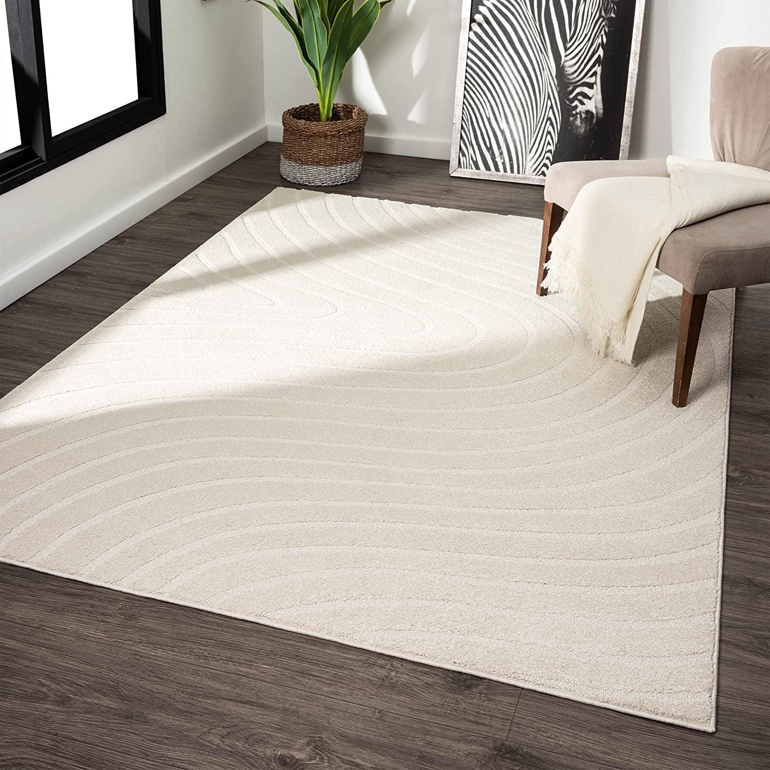 Luxe Weavers Modern Geometric Wave Area Rug