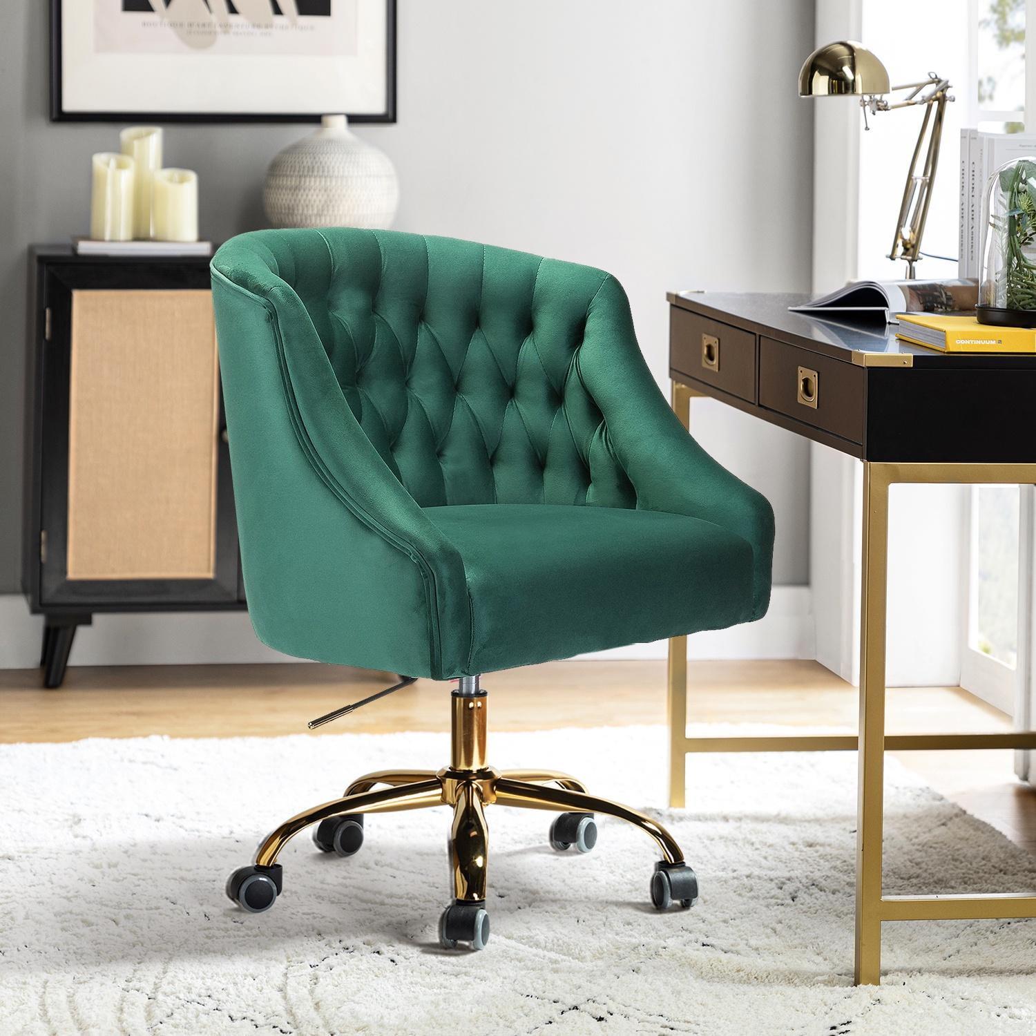 Louise Velvet Hand-Curated Task Chair