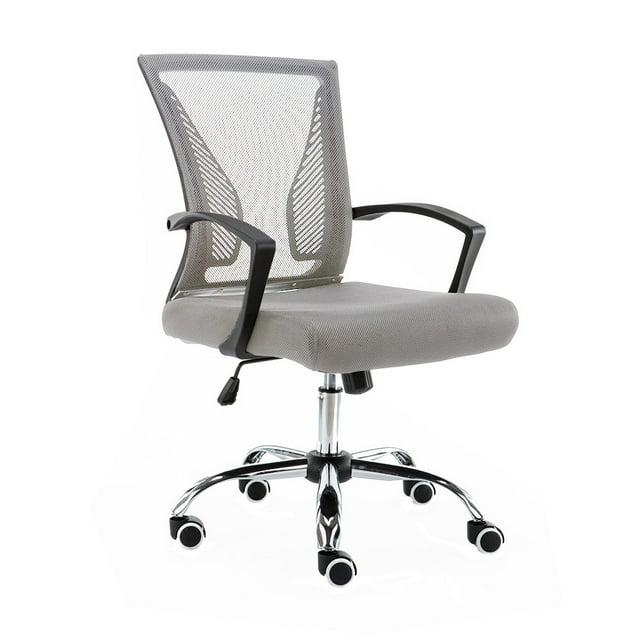 Modern Home Zuna Mid-Back Office Chair - Black/Gray