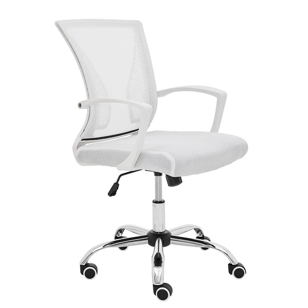 Modern Home Zuna Mid-Back Office Chair - White/White