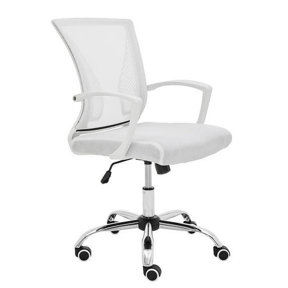 Modern Home Zuna Mid-Back Office Chair - White/White