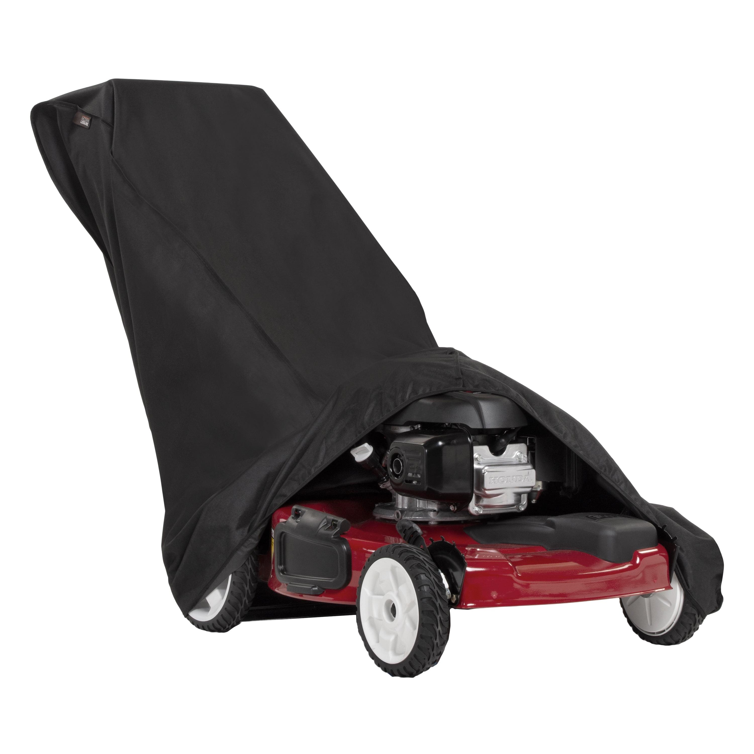 Modern Leisure Chalet Lawn Mower Cover, 75"L x 25.5"W x 23"H, Black