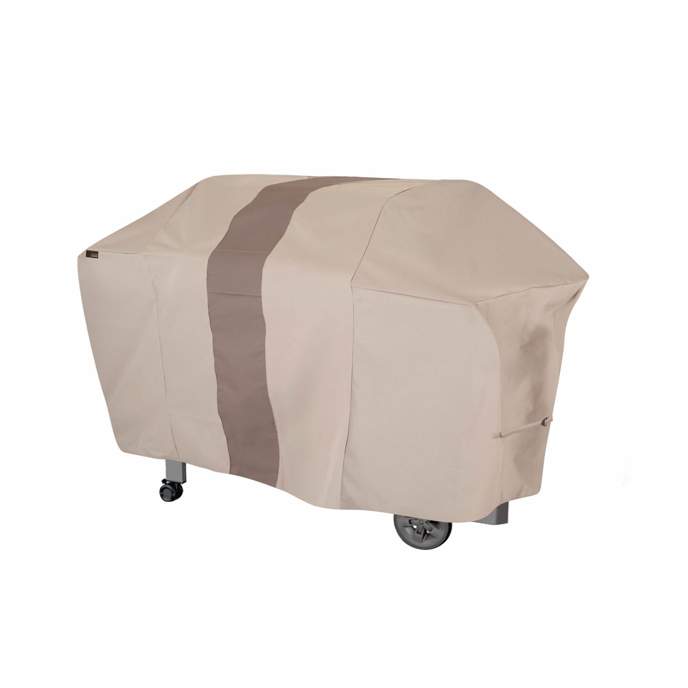 Beige Heavy-Duty Weather-Resistant 73-Inch Patio Grill Cover