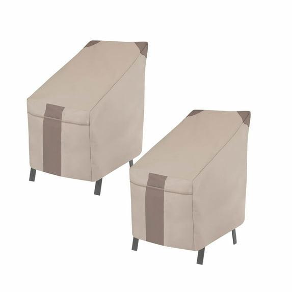 Modern Leisure Modern Leisure Monterey Patio Swivel Lounge Chair Cover, 2-Pack, 37.5"L x 39.25"W x 38.5"H, Beige (Set of 2)
