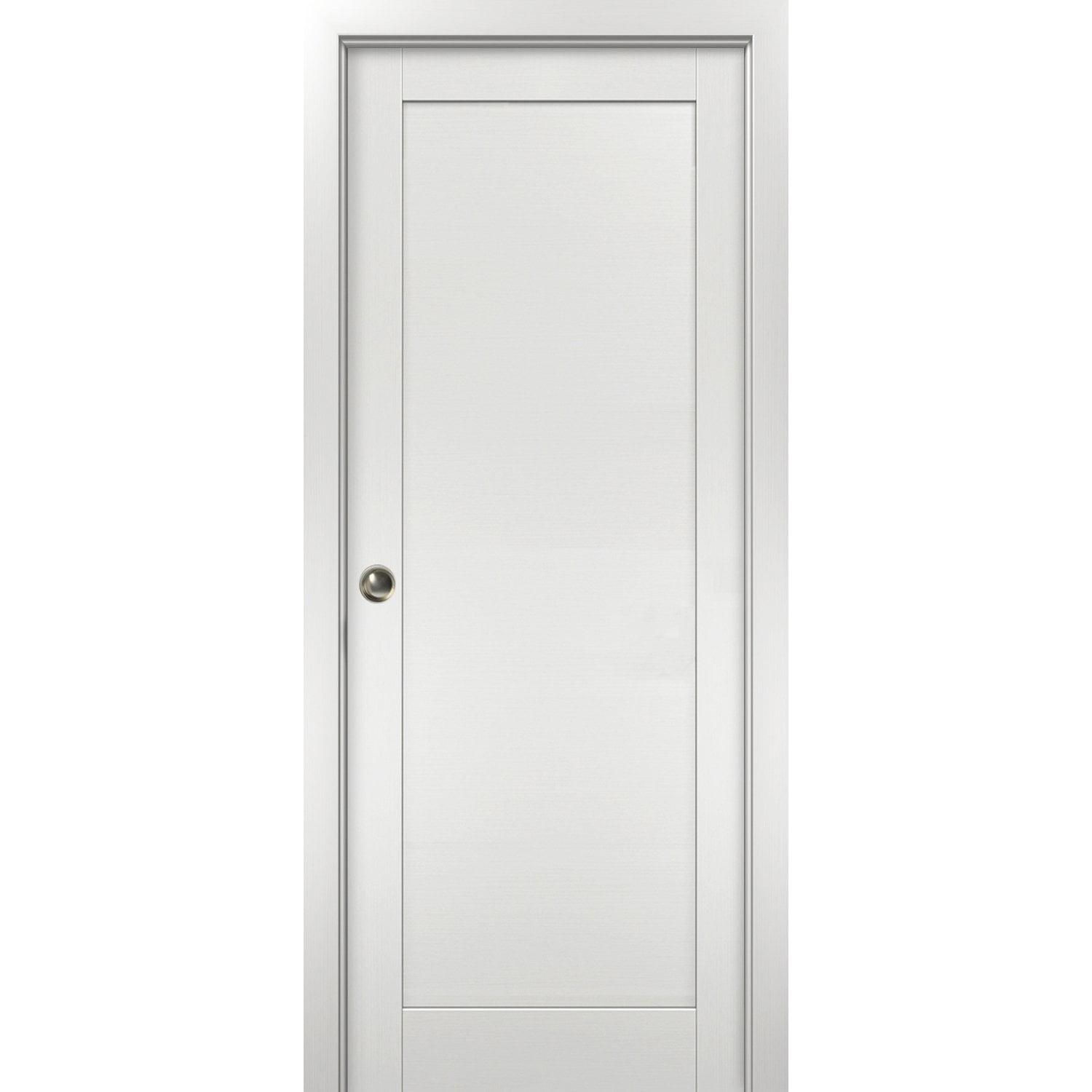 SARTODOORS Quadro Paneled Sliding Closet Door