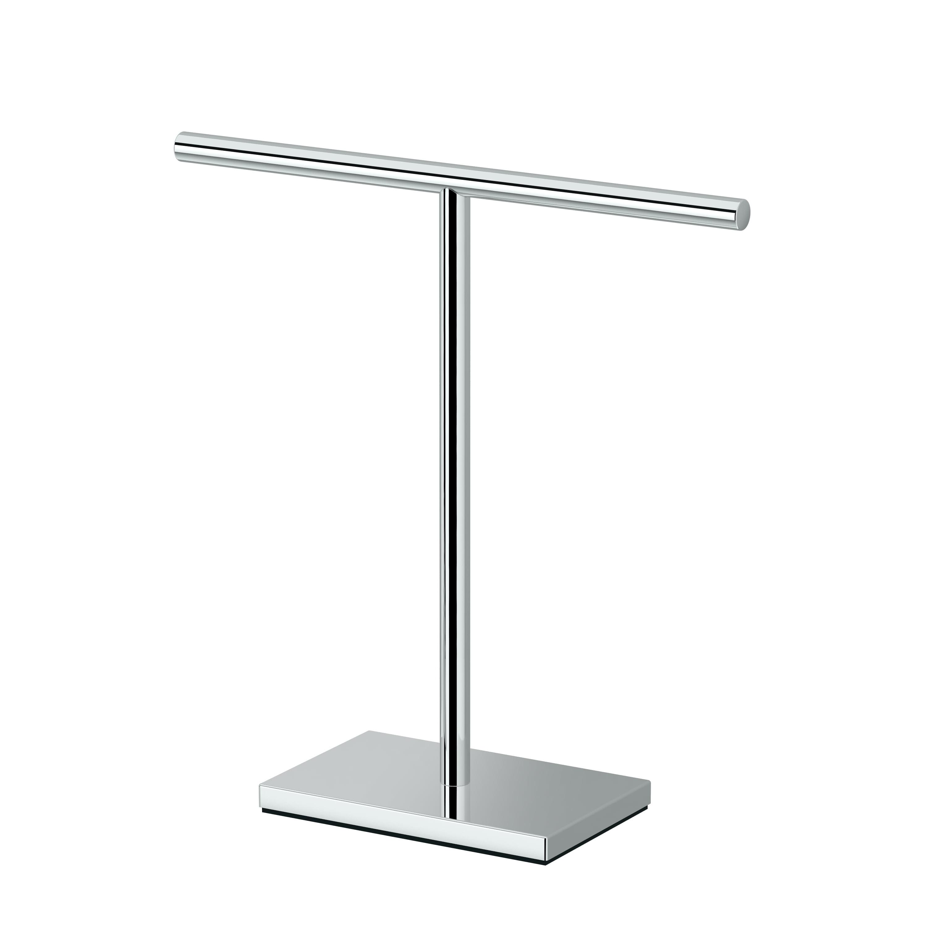 Freestanding Countertop Hand Towel Holder | 11.13"H x 10.50"W Weighted Base Towel Rack Stand