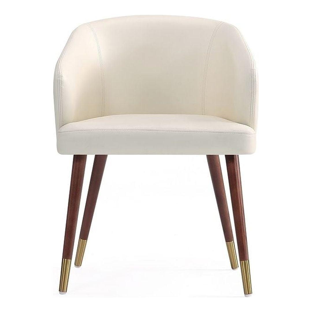 Reeva Modern Leatherette Upholstered Dining Chair - Manhattan Comfort