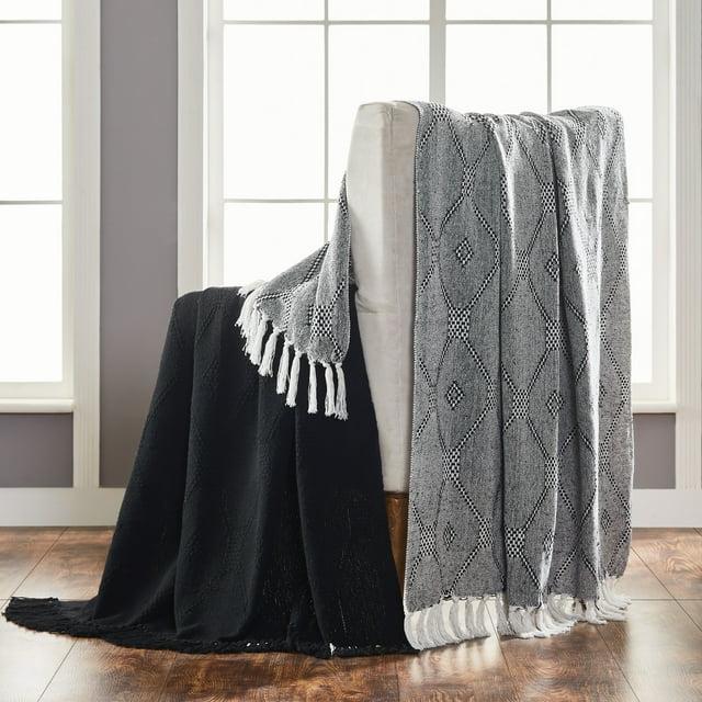 Amrapur Overseas Inc. Chester 100% Cotton Throw & Reviews | Wayfair