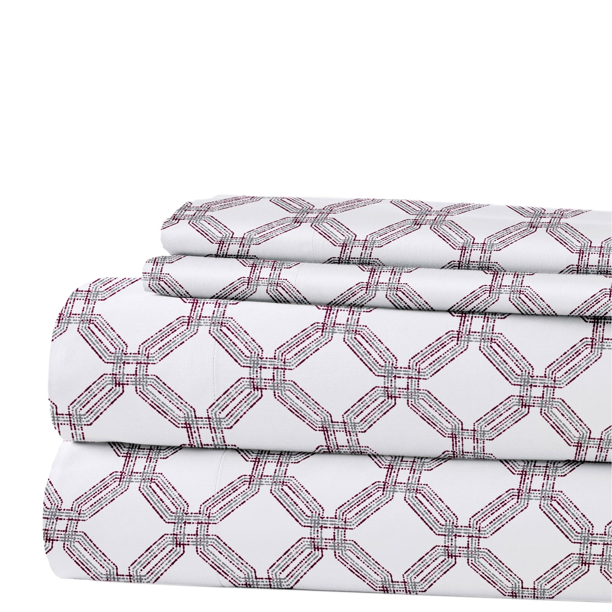 Modern Threads Printed 3 Piece Sheet Set, Cara.