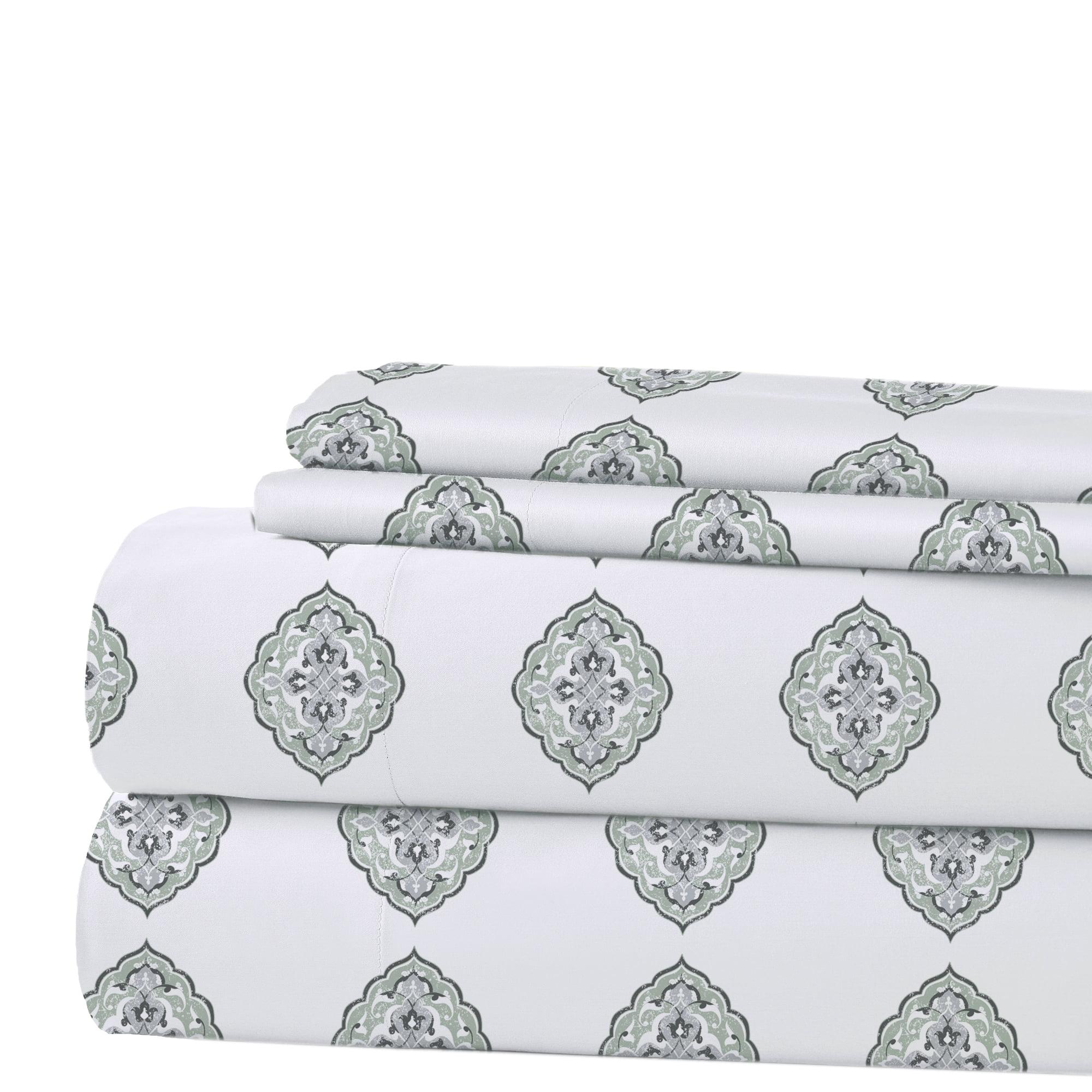 Modern Threads Printed 3 Piece Sheet Set, Claire.