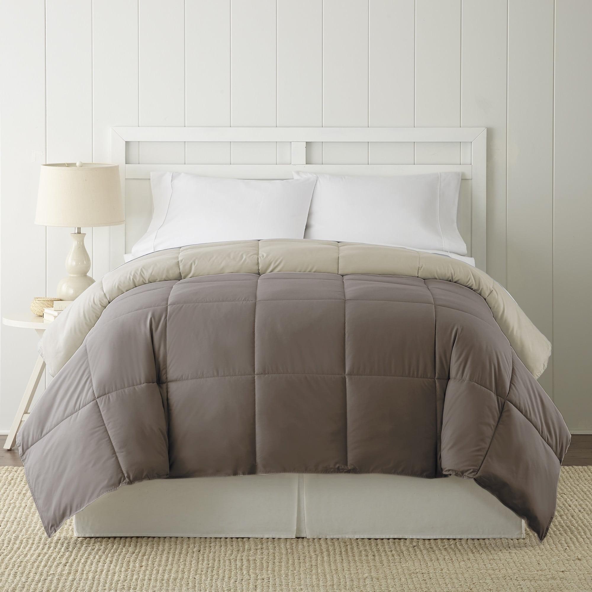 Modern Threads Modern Threads Sanctuary by PCT Down Alternative Microfiber Quilted Reversible Comforter & Duvet Insert - Soft, Comfortable Alternative to Goose Down - Bedding for All Seasons