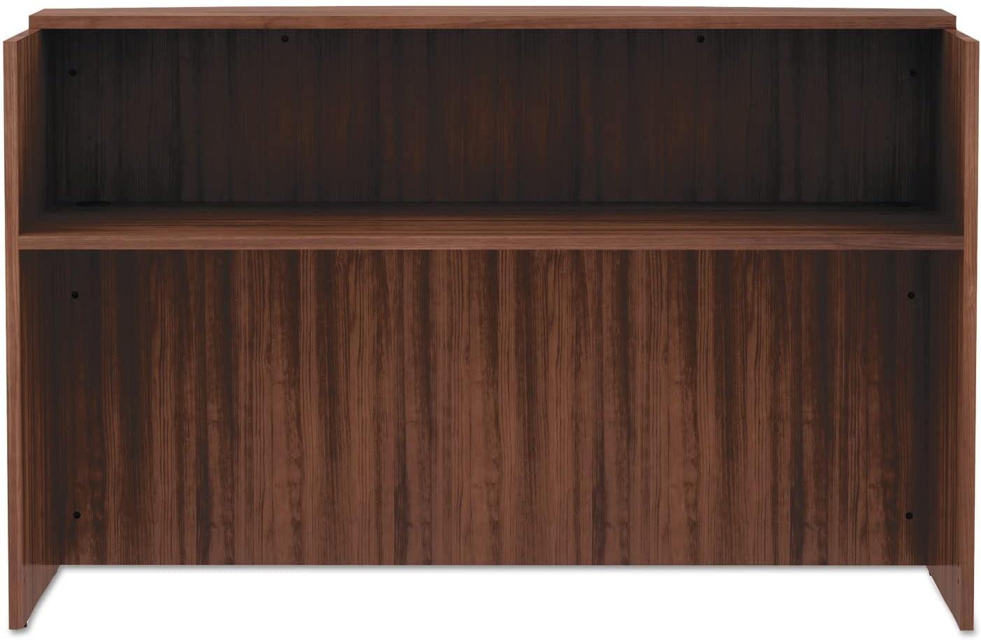 Lorell Essentials Series Rectangle Synthetic Laminate Reception Desk
