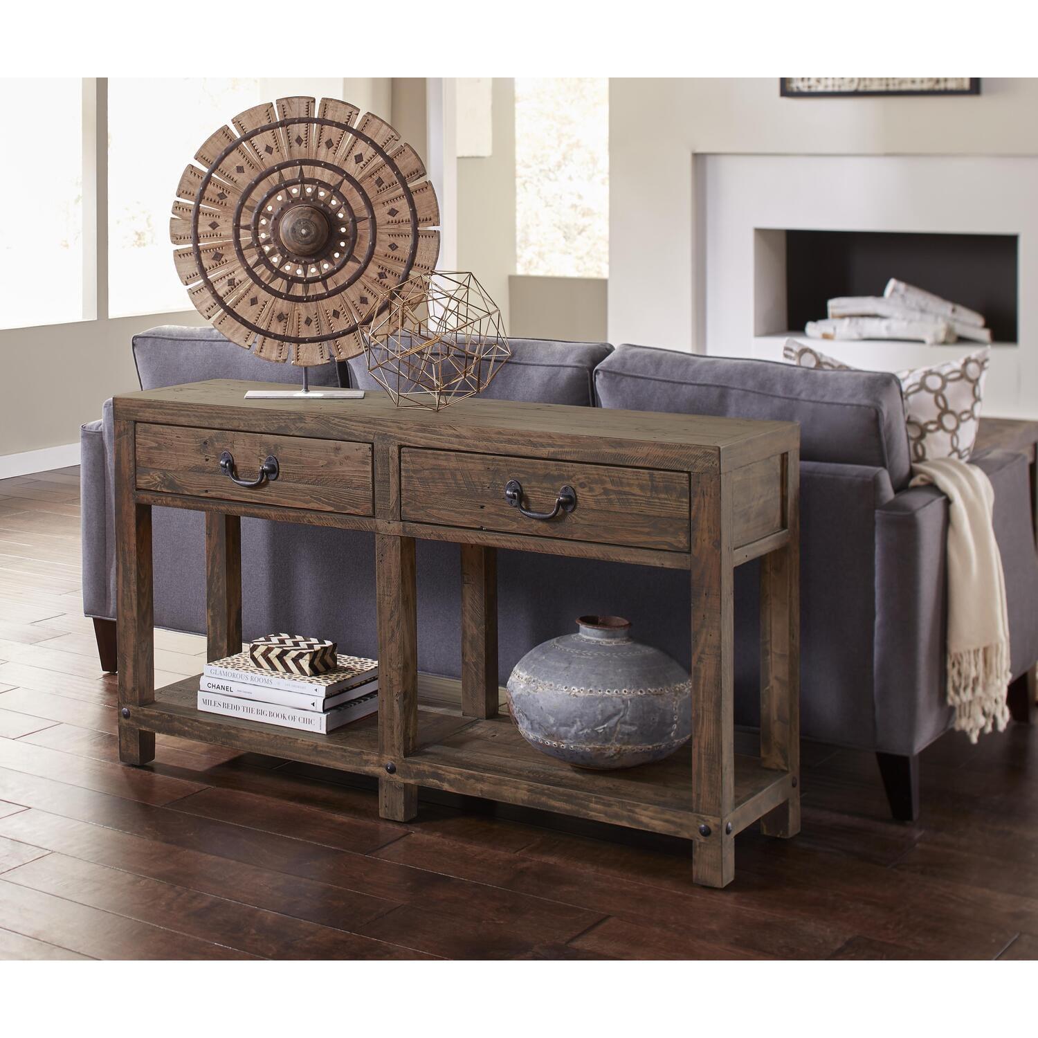 Alexandra 55'' Solid Wood Console Table