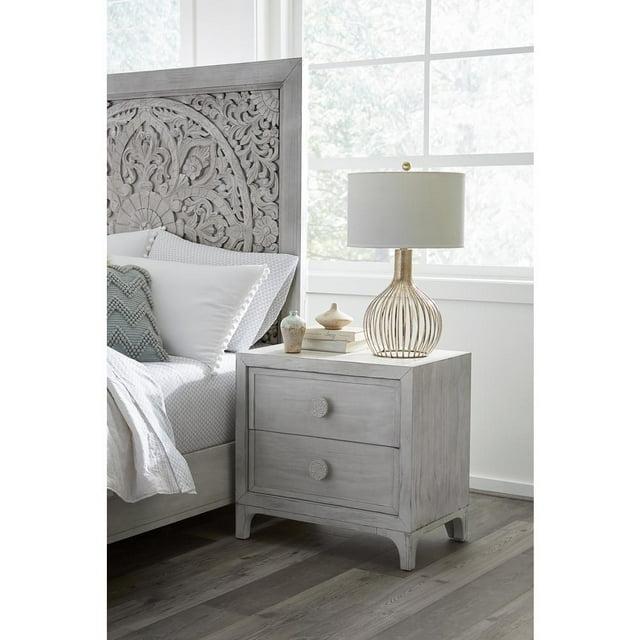 Bungalow Rose Tovoris 28'' W Solid Wood Nightstand