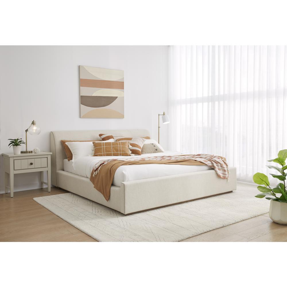Virgil Louis Upholstered Panel Bed