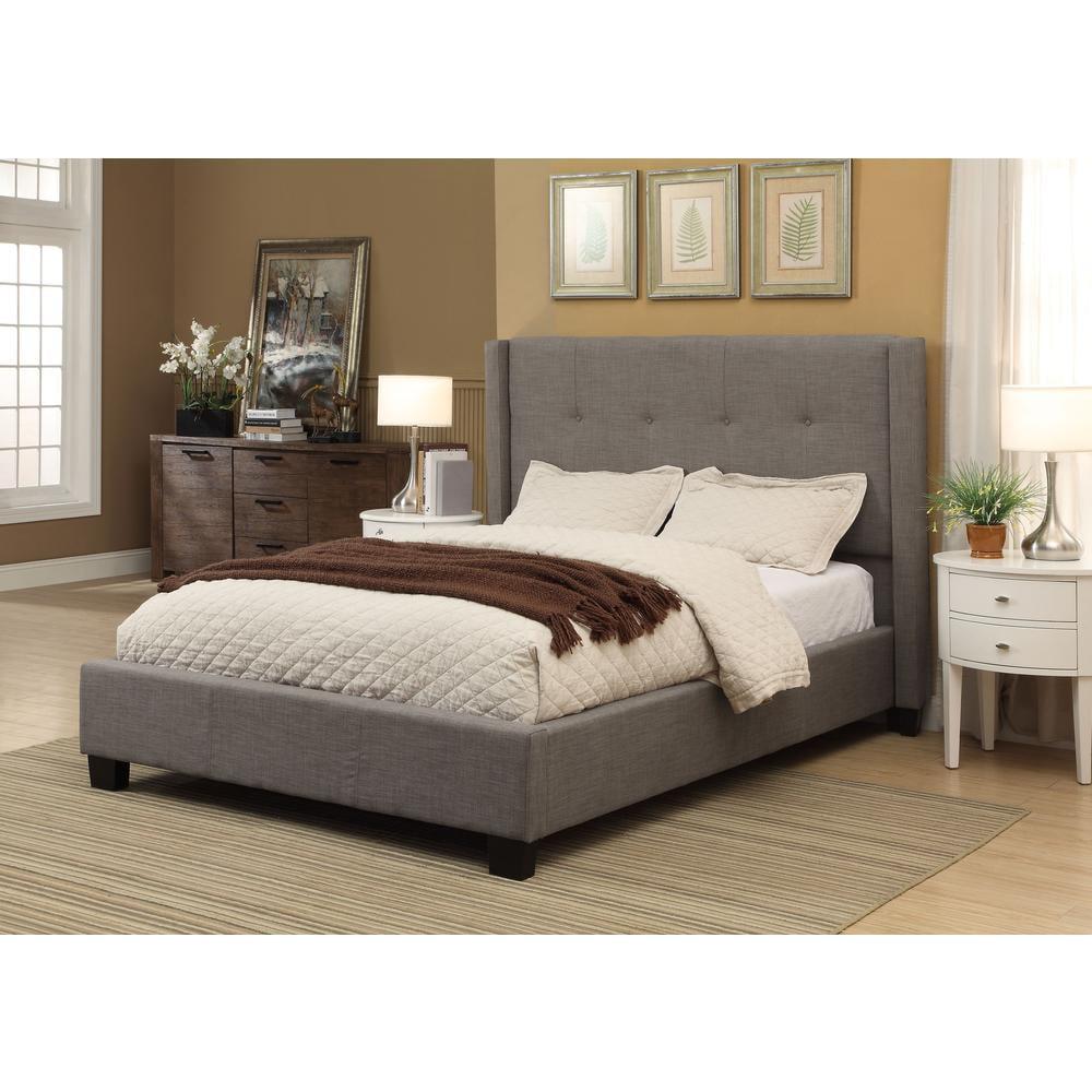 Geneva - Madeleine Dolphin Upholstered Panel Storage Bed