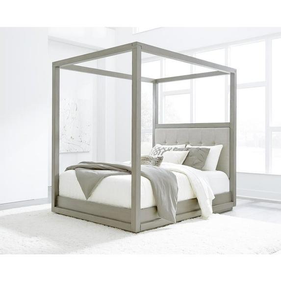 Eloise Upholstered Canopy Bed