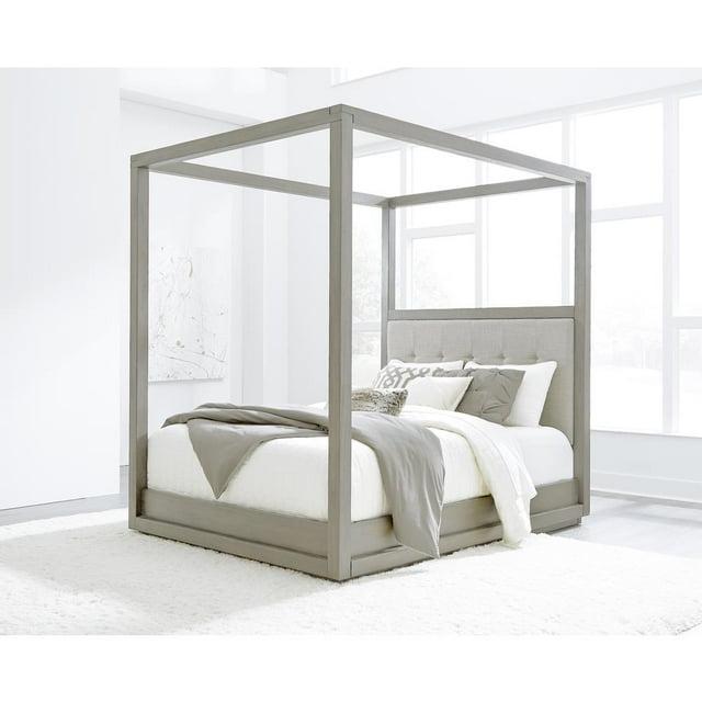 Eloise Upholstered Canopy Bed