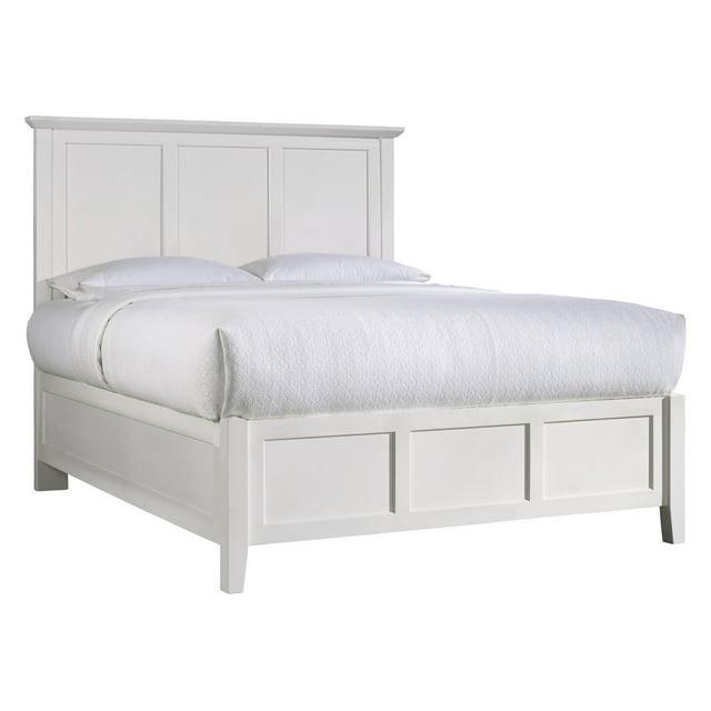 Kingfisher Lane California King Panel Bed in White