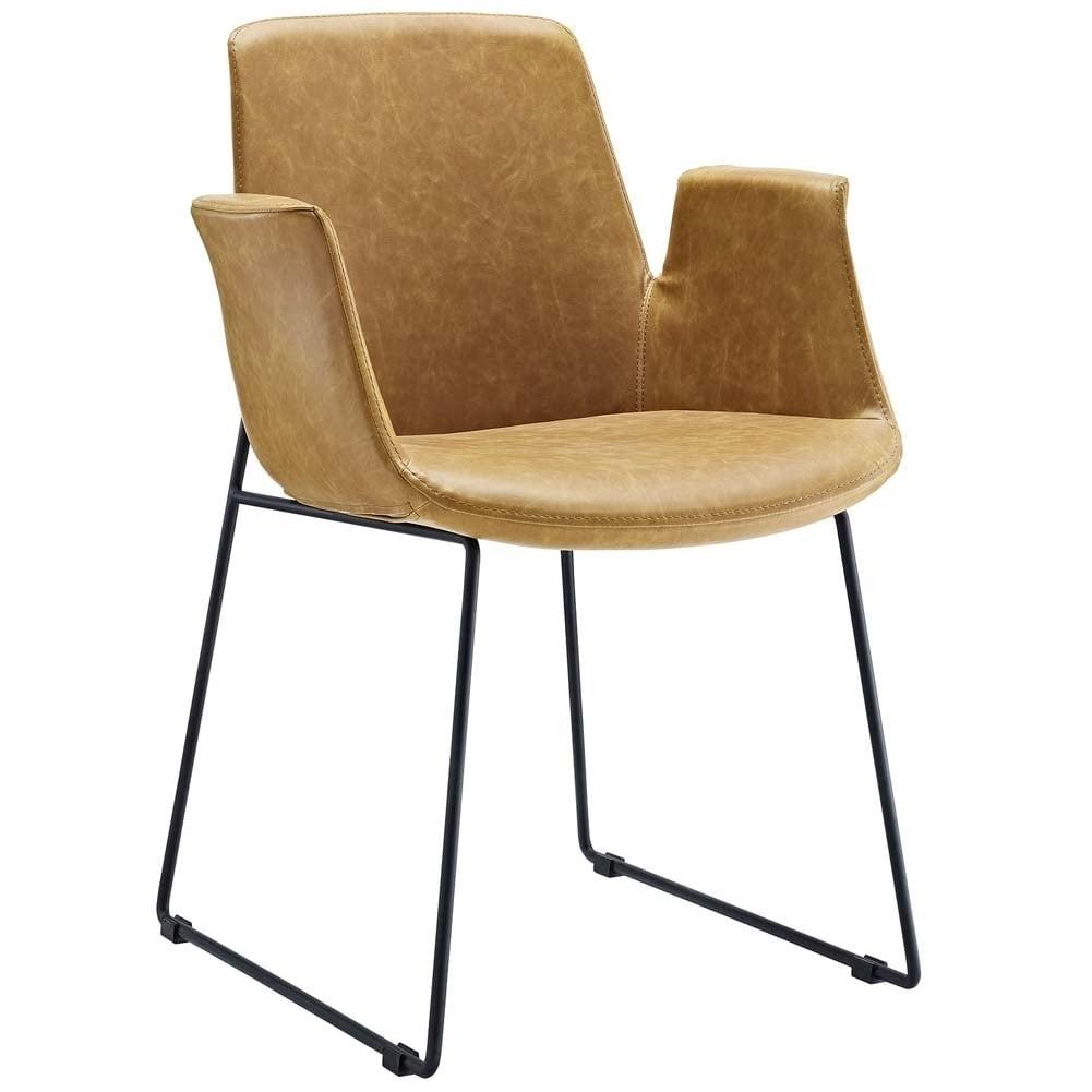 Modway Aloft Dining Armchair in Tan