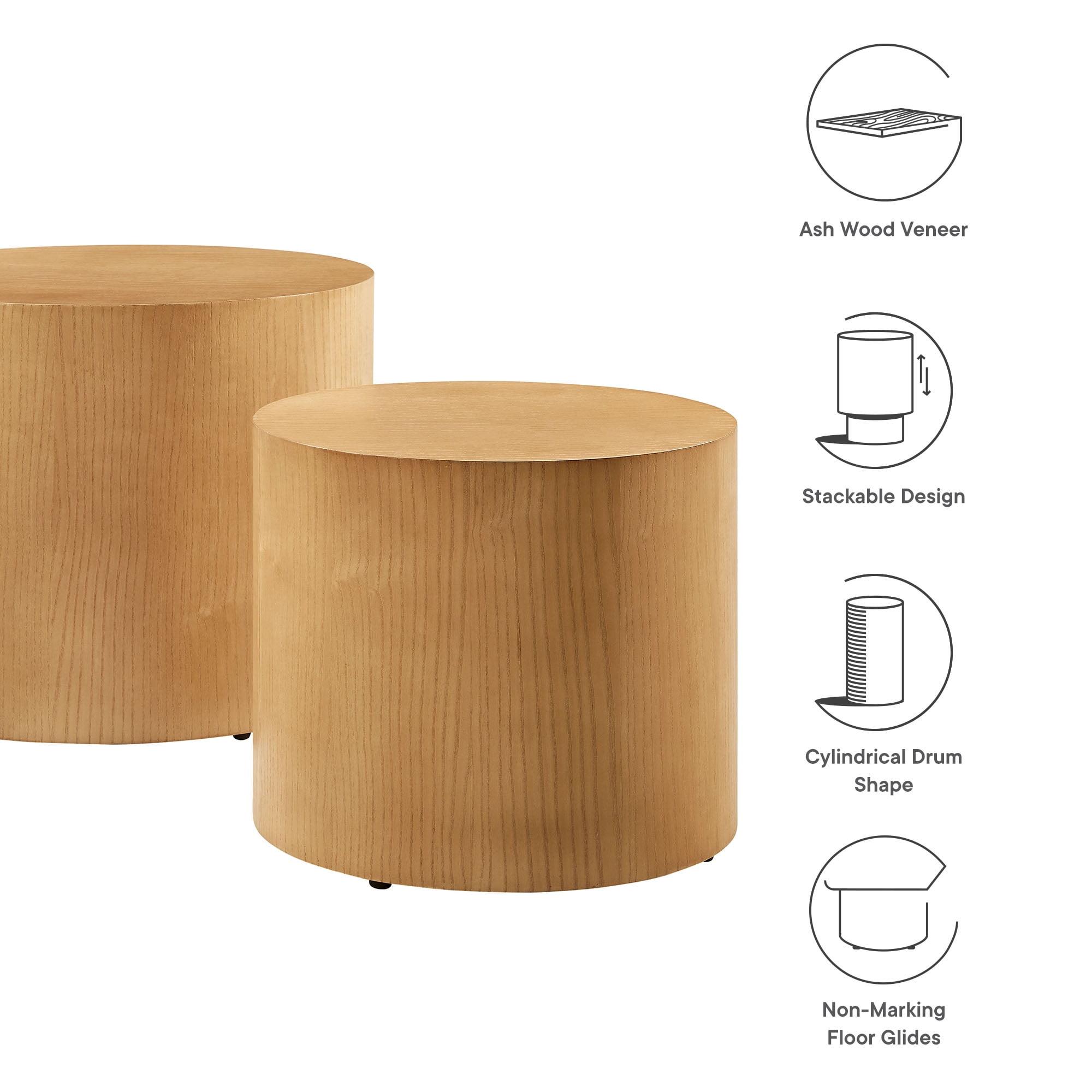 Modway Amani Round Nesting Coffee Tablesset Of 2
