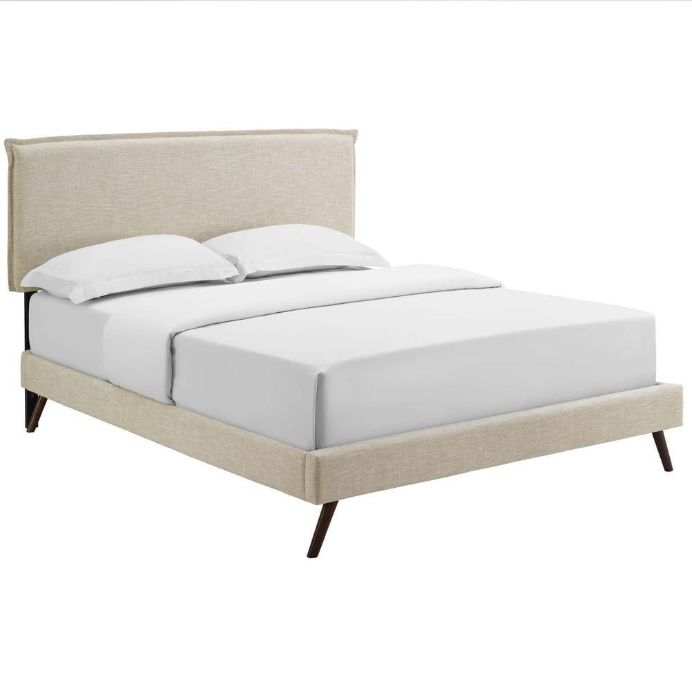 Modway Amaris Platform Bed with Round Splayed Legs