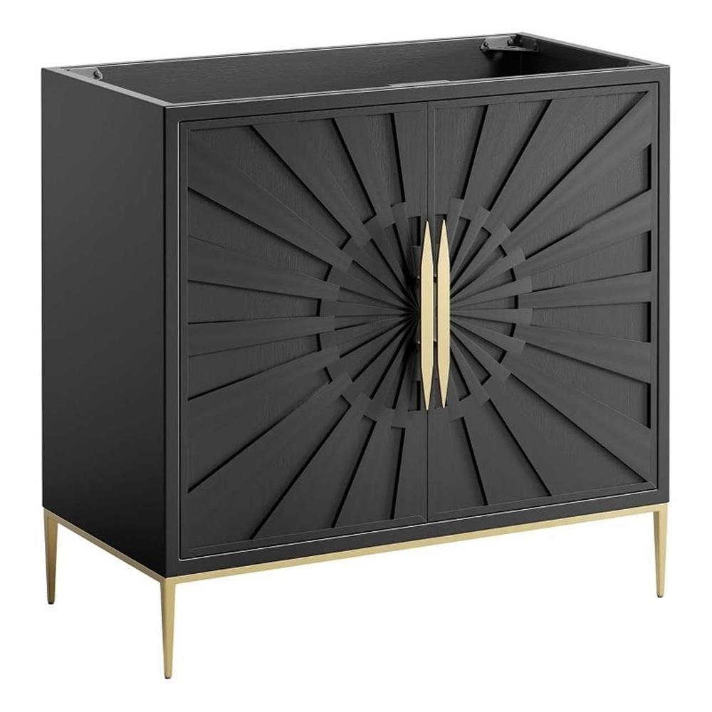 Modway Modway 35" Single Bathroom Vanity Base Only in Black