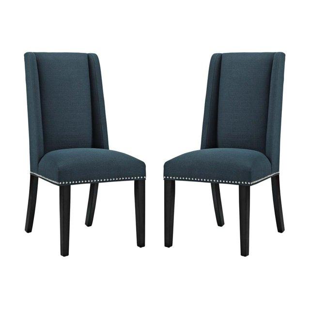 Baron Fabric Upholstered Dining Chairs (Set of 2) by Modway