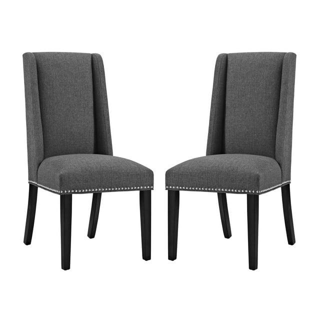 Baron Fabric Upholstered Dining Chairs (Set of 2) by Modway