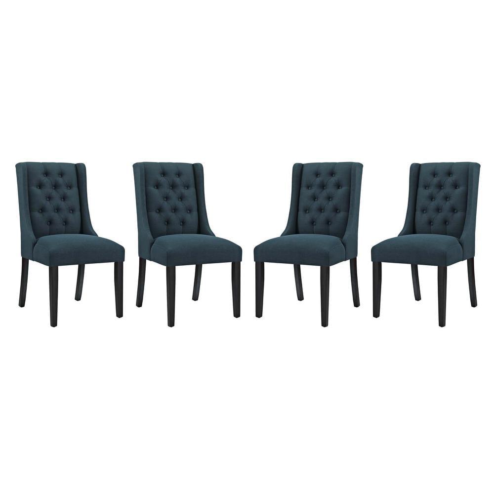 Baronet Dining Chair Fabric Set of 4 by Modway