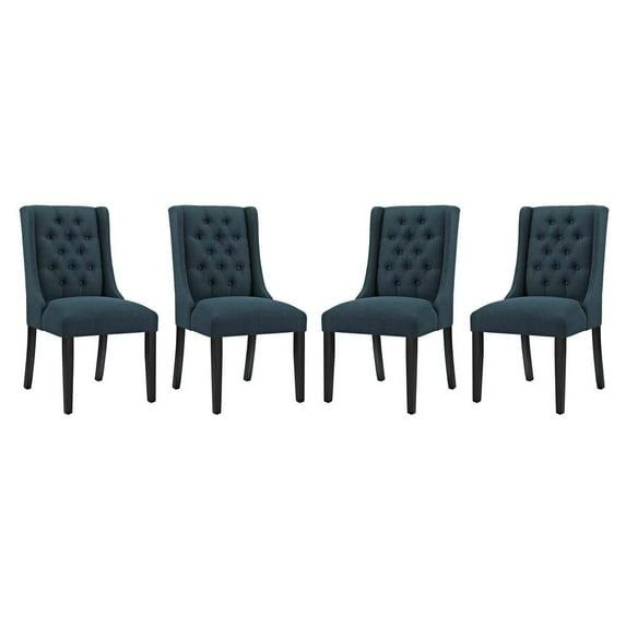 Modway Baronet Dining Chair Fabric Set of 4 by Modway