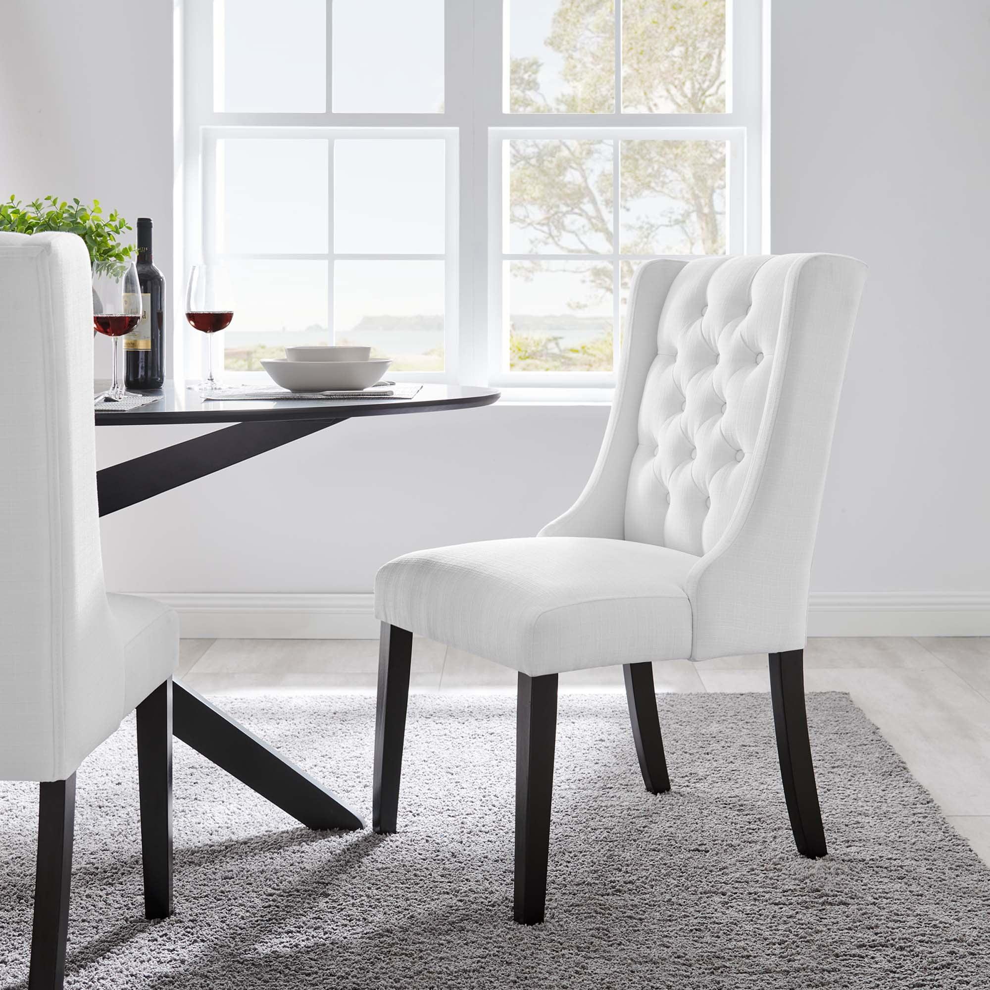 Modway Modway Baronet Button Tufted Fabric Dining Chair