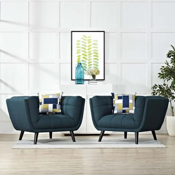 Modway Carson Carrington Karhula Upholstered Armchair Set