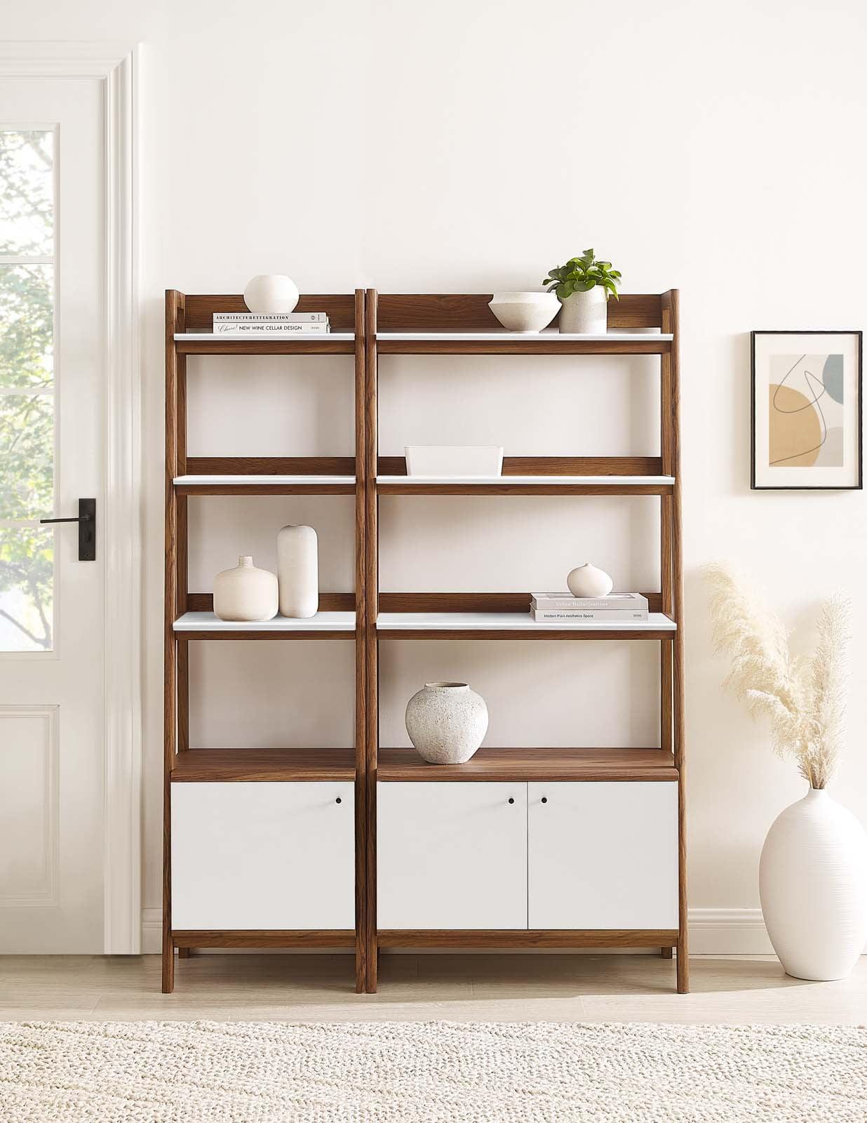 Modway Modway Bixby Wood Bookshelves - Set of 2