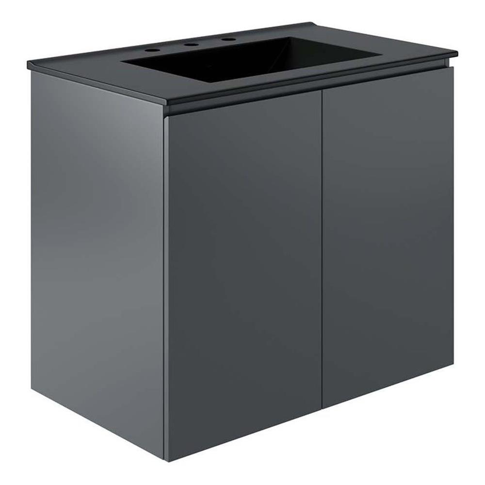 Modway Bryn 30" Wall-Mount Bathroom Vanity