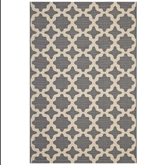 Modway Cerelia Moroccan Trellis Indoor and Outdoor Area Rug