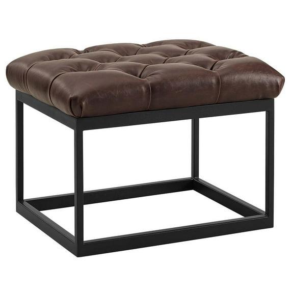 Modway Modway Cherish Antique Button Tufted Faux Leather Ottoman