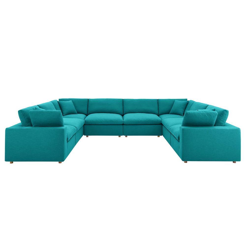 Modway Copper Grove Hrazdan Down-filled Over-stuffed 8-piece Sectional Sofa Set