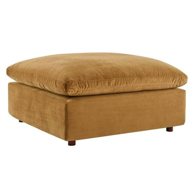 Modway Commix Down Filled Overstuffed Performance Velvet Ottoman