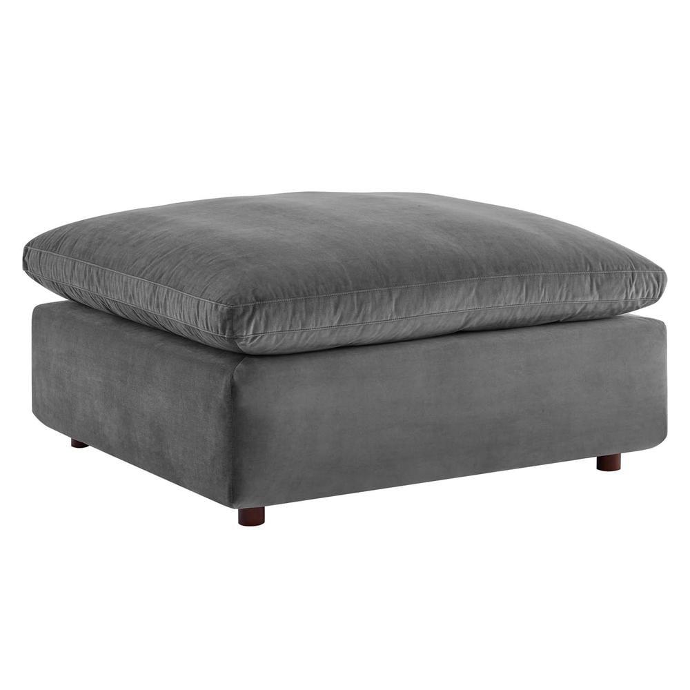 Modway Commix Down Filled Overstuffed Performance Velvet Ottoman